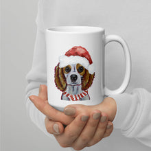 Load image into Gallery viewer, Dog Mug &#39;King Charles Spaniel&#39;, Christmas Coffee Mug, 15oz Dog Mug
