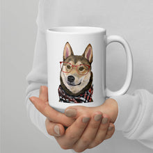 Load image into Gallery viewer, Dog Mug &#39;Malamute&#39;, Christmas Coffee Mug, 15oz Dog Mug
