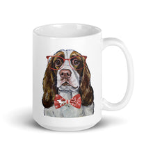 Load image into Gallery viewer, Dog Mug &#39;Springer Spaniel&#39;, Christmas Coffee Mug, 15oz Dog Mug
