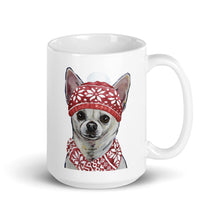 Load image into Gallery viewer, Dog Mug &#39;Chihuahua&#39;, Christmas Coffee Mug, 15oz Dog Mug
