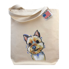Load image into Gallery viewer, Yorkie Tote Bag, Dog Tote Bag
